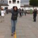 walking on equator line