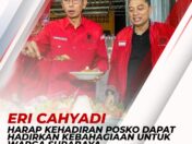 Wali Kota Surabaya Eri Cahyadi Resmikan Posko Gotong Royong Pemenangan Ganjar Pranowo