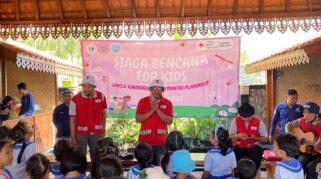 Siaga Bencana For Kids: PMI Banyuwangi & Paud TK Teratai Siapkan Generasi Siaga Bencana Sejak Dini
