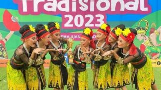 Tari Ciblungan dari Rogojampi, Raih Juara 1 Dalam Festival Tari Tradisional Tingkat SD Se-Kabupaten Banyuwangi