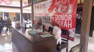 Donor darah PMI Balung kidul