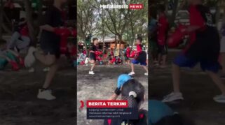 INKAI Dojo Rajawali Gelar Latihan Dialam Untuk Berlaga Di Kejurnas Karate Banyuwangi 2023