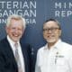 Menteri Perdagangan dengan Utusan Dagang Inggris