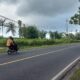Guard rail di selatan tambong yang hilang