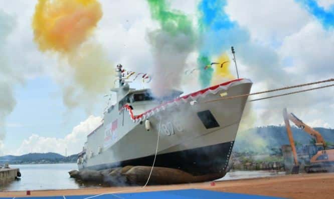 Peluncuran Kapal Cepat PC 60 TNI AL