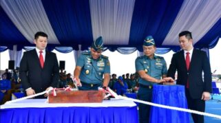 Peresmian kapal PC 60 TNI AL