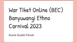 Tidak Sampai 1 Jam 500 Tiket Undangan Banyuwangi Ethno Carnival (BEC) Ludes