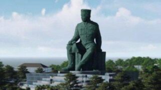 Patung IR Soekarno yang akan dbangun di Bandung