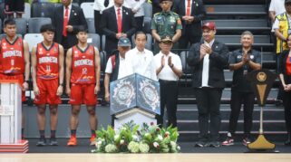 Presiden Joko Widodo secara resmi meresmikan Indonesia Arena