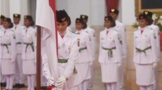 Presiden Joko Widodo Umumkan Nama-Nama Paskibraka Nasional 2023