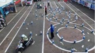 ujian sim c tidak ada trek 8 dan zigzag