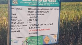 Proyek Irigasi Diduga Tidak Sesuai Spesifikasi, LSM FRB Sebut Harus Sesuai Rencana Umur Bangunan Proyek Irigasi Diduga Tidak Sesuai Spesifikasi