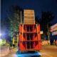 Sound System Raksasa Terbakar Hebat di Karnaval Desa Mangaran