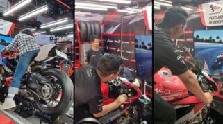 Warga Yogyakarta Merasakan Sensasi Menjadi Pembalap MotoGP dalam Roadshow Pertamina Grand Prix 2023