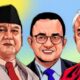 Survei Poltracking Prabowo-Gibran Unggul Telak Atas Anies-Cak Imin