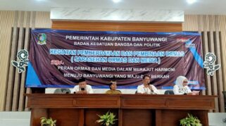 Bakesbangpol Banyuwangi Adakan Kegiatan Sinergi Ormas dan Media