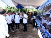 Tinjauan Menteri KKP dan Bupati Banyuwangi di Lokasi Kalamo (Kampung Nelayan Modern) di Banyuwangi