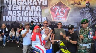 Semarak HUT TNI ke-79: GM FKPPI Banyuwangi Gelar Jalan Sehat Bersama Rakyat Kegiatan Jalan Sehat & Panggung Prajurit di HUT TNI ke-79 Kabupaten Banyuwangi