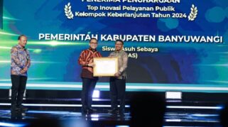 Program Siswa Asuh Sebaya Banyuwangi Kembali Raih Penghargaan dalam Forum PKRI 2024 Program Siswa Asuh Sebaya (SAS) Banyuwangi kembali meraih penghargaan dalam ajang PKRI 2024 atas keberlanjutannya dalam mendorong solidaritas pendidikan.