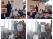 Ipuk Fiestiandani, Calon Bupati Banyuwangi, menggelar sosialisasi di Desa Aliyan, Kecamatan Rogojampi. Disambut antusias, ia soroti keberhasilan program kesehatan unggulan dan penurunan angka stunting.