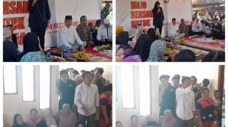 Ipuk Fiestiandani, Calon Bupati Banyuwangi, menggelar sosialisasi di Desa Aliyan, Kecamatan Rogojampi. Disambut antusias, ia soroti keberhasilan program kesehatan unggulan dan penurunan angka stunting.