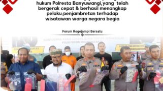 Forum Rogojampi Bersatu (FRB) Apresiasi Kinerja Cepat Polresta Banyuwangi dalam Kasus Penjambretan Wisatawan Asing Forum Rogojampi Bersatu (FRB) Apresiasi Kinerja Cepat Polresta Banyuwangi dalam Kasus Penjambretan Wisatawan Asing