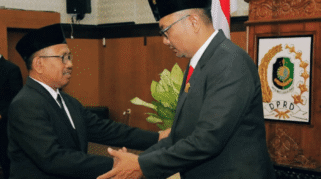 Pelantikan Pimpinan DPRD Banyuwangi 2024-2029, Fokus Percepatan Pembangunan I Made Cahyana Negara kembali menjadi Ketua DPRD Banyuwangi