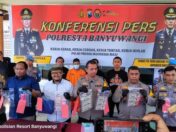 Konferensi pers penangkapan penjambret turis Belgia