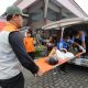 simulasi evakuasi megathrust di Banyuwangi, dengan warga bergerak menuju titik kumpul dan evakuasi.