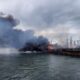 Dua kapal ikan terbakar di Pelabuhan Masami.