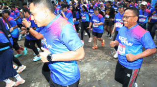 Peserta FIKKIA Run 2024 di Banyuwangi.