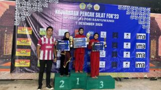 Kejuaraan Pencak Silat FOK 23: Ajang Unjuk Kebolehan Pesilat Muda Banyuwangi Pesilat muda beraksi di Kejuaraan Pencak Silat FOK 23.