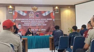 Anggota Komisi VIII DPR RI bertemu dengan Dinsos PPKB Banyuwangi.
