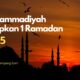 Ilustrasi kalender Hijriah untuk Ramadan 2025.