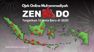 Peta jangkauan layanan Zendo