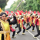 Aksi Drumband di Kejuaraan Banyuwangi