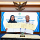 Bupati Ipuk Fiestiandani dan Kepala Kejari Banyuwangi menandatangani MoU tentang good governance.