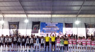 Suasana pertandingan futsal Models Cup IV yang diselenggarakan SMK Muhammadiyah 8 Siliragung