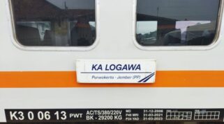 - Grafik rute KA Logawa yang diperpanjang hingga Ketapang Banyuwangi.