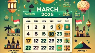 Kalender Maret 2025 & Jadwal Libur Puasa/Lebaran: Tahun ini Cuti Hingga 11 Hari! Kalender Libur Maret 2025 - Jadwal Awal Puasa, Hari Nyepi, dan Lebaran 2025