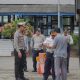 Petugas ramp check memeriksa kendaraan di Terminal Brawijaya