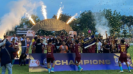 Euforia kemenangan Persewangi Banyuwangi di liga 4 jatim.