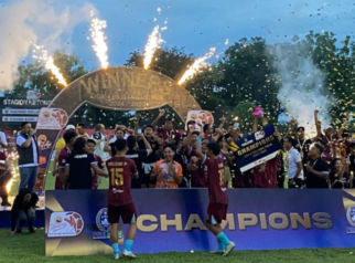 Euforia kemenangan Persewangi Banyuwangi di liga 4 jatim.
