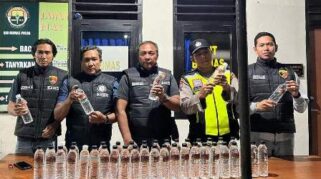 Polresta Banyuwangi Berhasil Ungkap 59 Kasus dalam Operasi Pekat Semeru 2025 Barang bukti hasil Operasi Pekat Semeru Polresta Banyuwangi