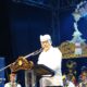 Wakil Bupati Banyuwangi, Mujiono, saat menghadiri Perayaan Dharma Santi Hari Suci Nyepi