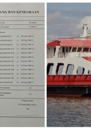 Daftar Manifes KMP Tunu Pratama Jaya yang Tenggelam di Selat Bali