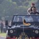 Kapolda Jatim Irjen Pol Drs. Nanang Avianto, M.Si., inspeksi pasukan saat HUT Bhayangkara ke 79