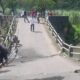 Kondisi Jembatan Sungai Lembu Ambles