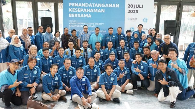 Menteri Ekraf dan Gekrafs Teken Kesepahaman Bersama Dorong Ekonomi Kreatif Nasional