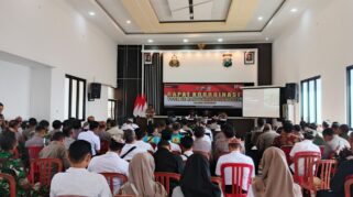 rapat koordinasi pengamanan ajang balap sepeda internasional Tour de Banyuwangi Ijen (TdBI) 2025